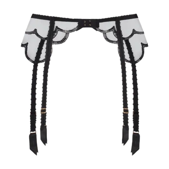 Agent Provocateur | NWT | Lorna Party Suspender | Black | Size 4 (US 8) - Picture 1 of 13